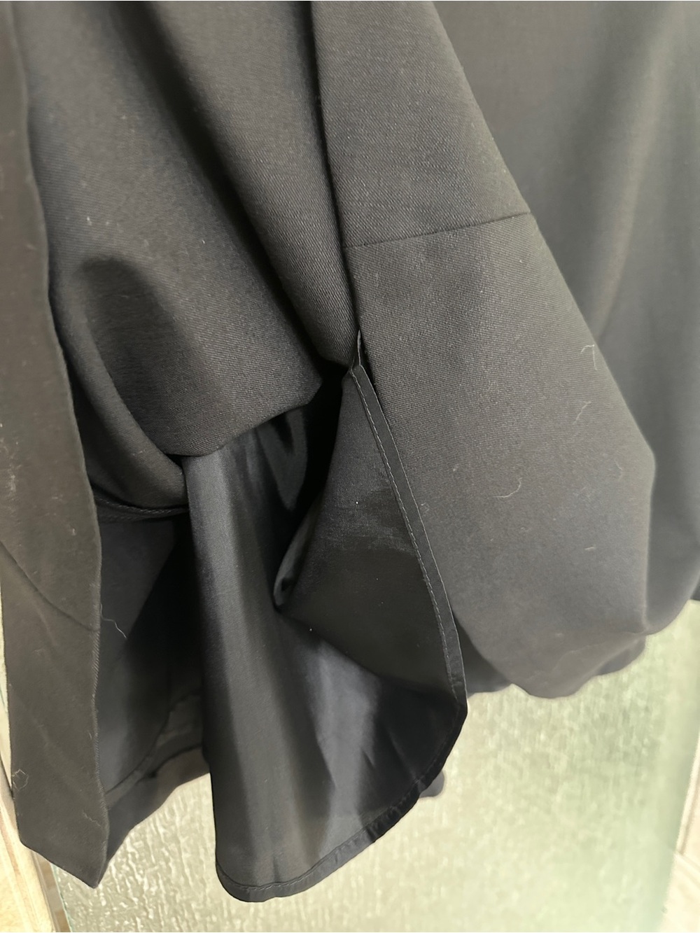 Lauren Ralph Lauren Black A-Line Midi Skirt Size 14W - Picture 5 of 7